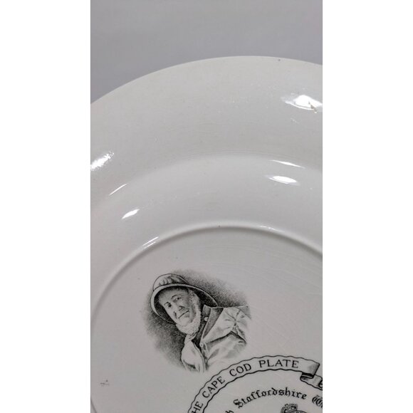 Adams Old English Staffordshire Ware Cape Cod Plate Windmill Decorative Plate - Picture 7 of 13